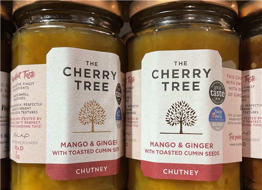Cherry Tree Mango and Ginger Chutney with toasted Cumin