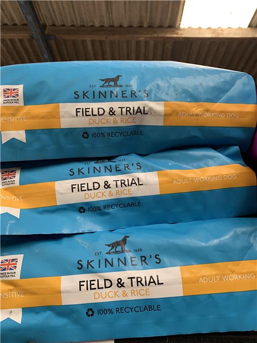 Skinners Field and Trail Duck and Rice Sensitive Working Dog