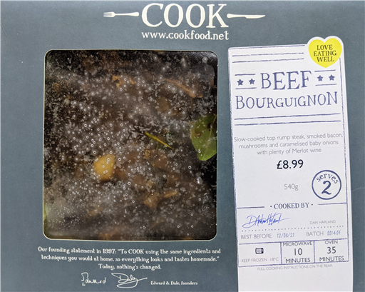 Beef Bourguignon -2 portion
