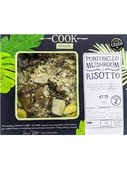 Portobello Mushroom Risotto - 2 Portion