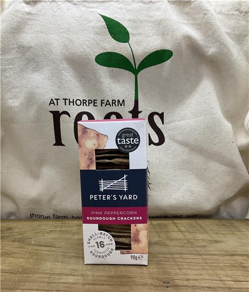 Peters Yard Pink Peppercorn Sourdough Crackers