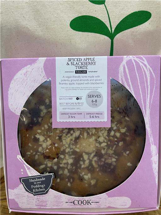 Spiced Apple & Blackberry Torte - Serves 6-8