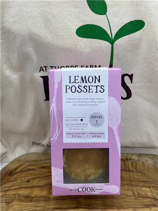 Lemon Possets - Serves 2