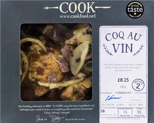 Coq Au Vin - 2 Portion