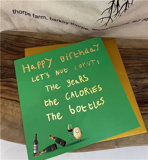 Not Count Gold Foil Card