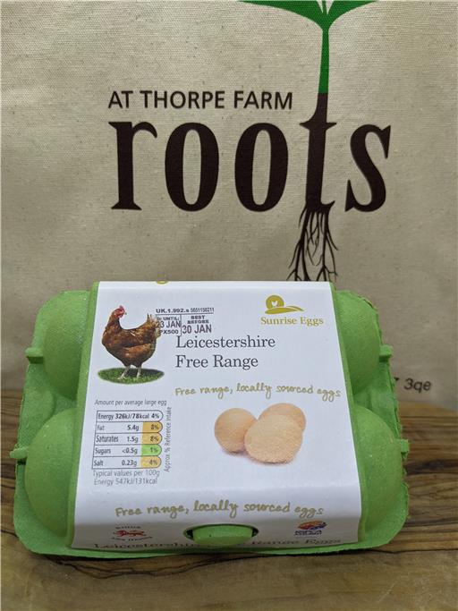 6 Free Range Large Eggs