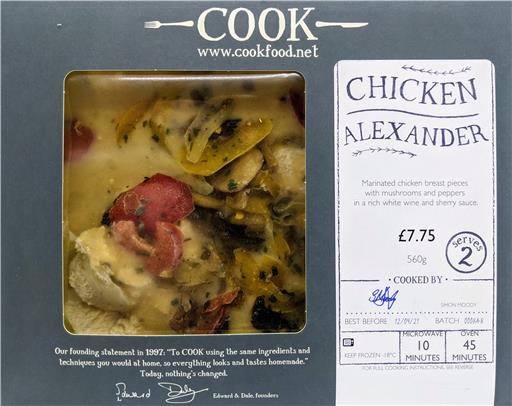 Chicken Alexander - 2 Portion
