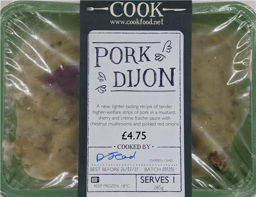 Pork Dijon - 1 Portion