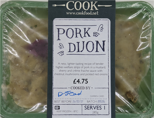 Pork Dijon - 1 Portion