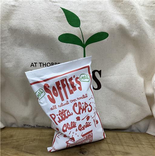Soffles Chilli and Garlic Pitta Crisps