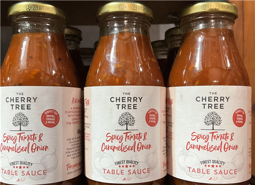 Cherry Tree Spicy Tomato and Caramelised Onion Table Sauce