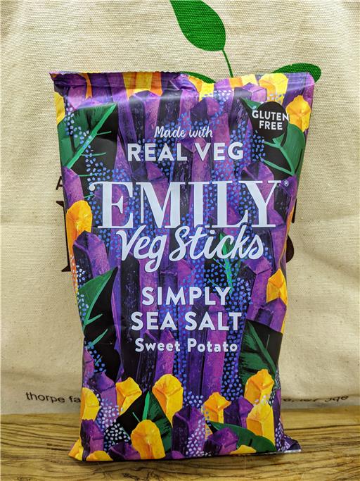 Simply Sea Salt Sweet Potato Veg Sticks - 120g