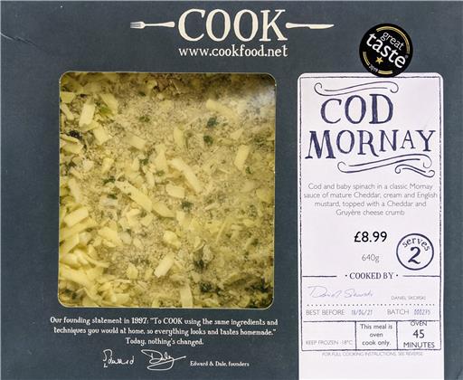 Cod Mornay - 2 Portion