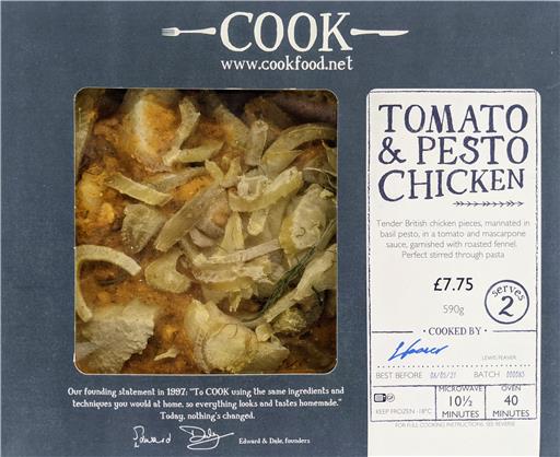 Tomato & Pesto Bake - 2 Portion