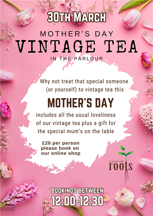Mother's Day Vintage Tea