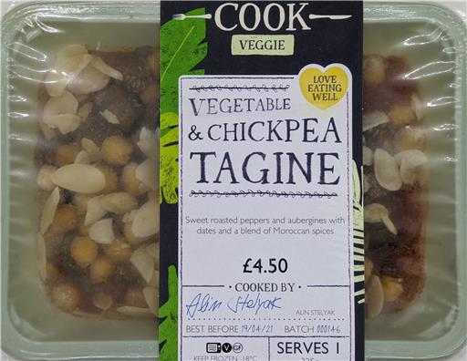 Vegetable & Chickpea Tagine - 1 Portion