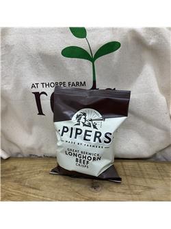 Pipers Longhorn Beef Crisps (Small)