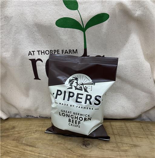 Pipers Longhorn Beef Crisps (Small)