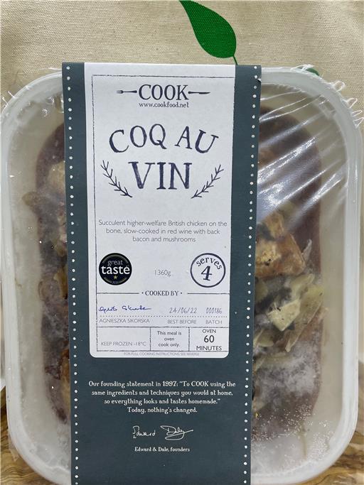 Coq Au Vin - 4 Portion