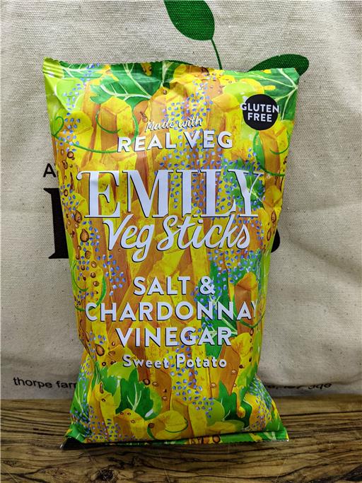 Salt & Chardonnay Vinegar Sweet Potato Sticks - 100g