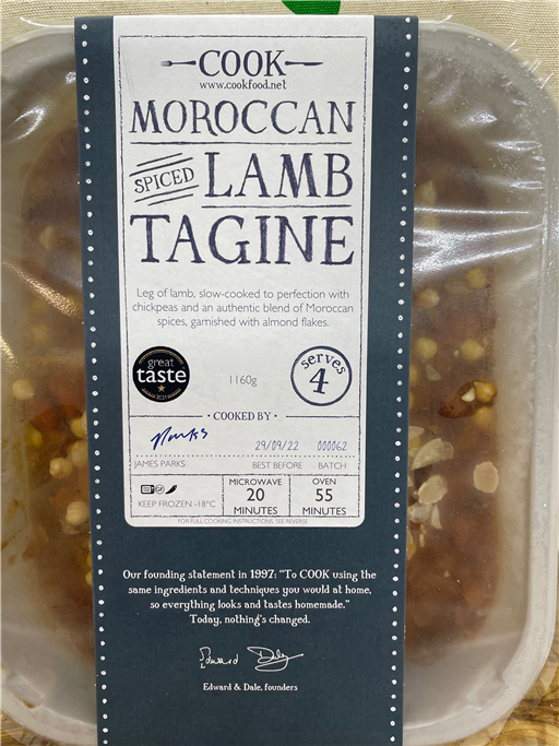 Lamb Tagine - 4 Portion