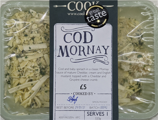 Cod Mornay - 1 Portion