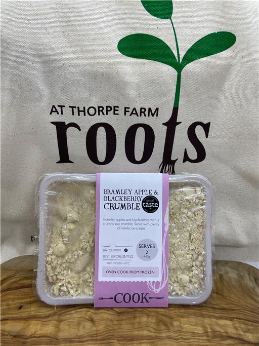 Bramley Apple & Blackberry Crumble (2)