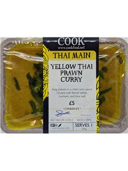Yellow Thai Prawn Curry - 1 Portion