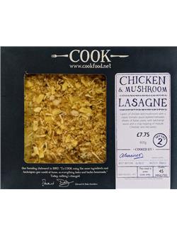 Chicken & Mushroom Lasagne - 2 Portion