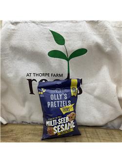 Ollys Pretzels, Multi Seed Sesame Thins