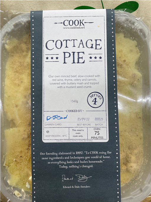 Cottage Pie - 4 Portion