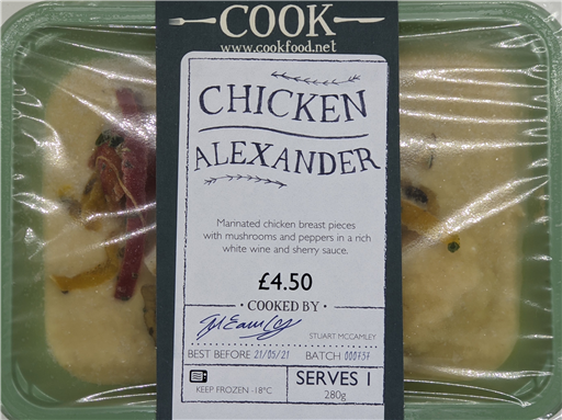 Chicken Alexander - 1 Portion