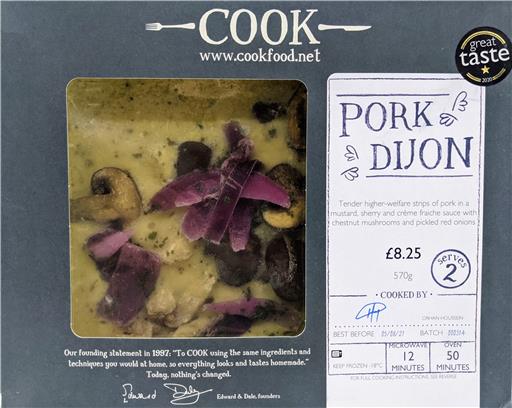 Pork Dijon - 2 Portion