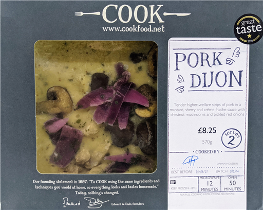 Pork Dijon - 2 Portion