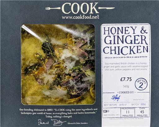 Honey & Ginger Chicken - 2 Portion