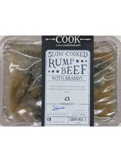 Slow Cooked Rump Beef with Brandy - 1 Portion